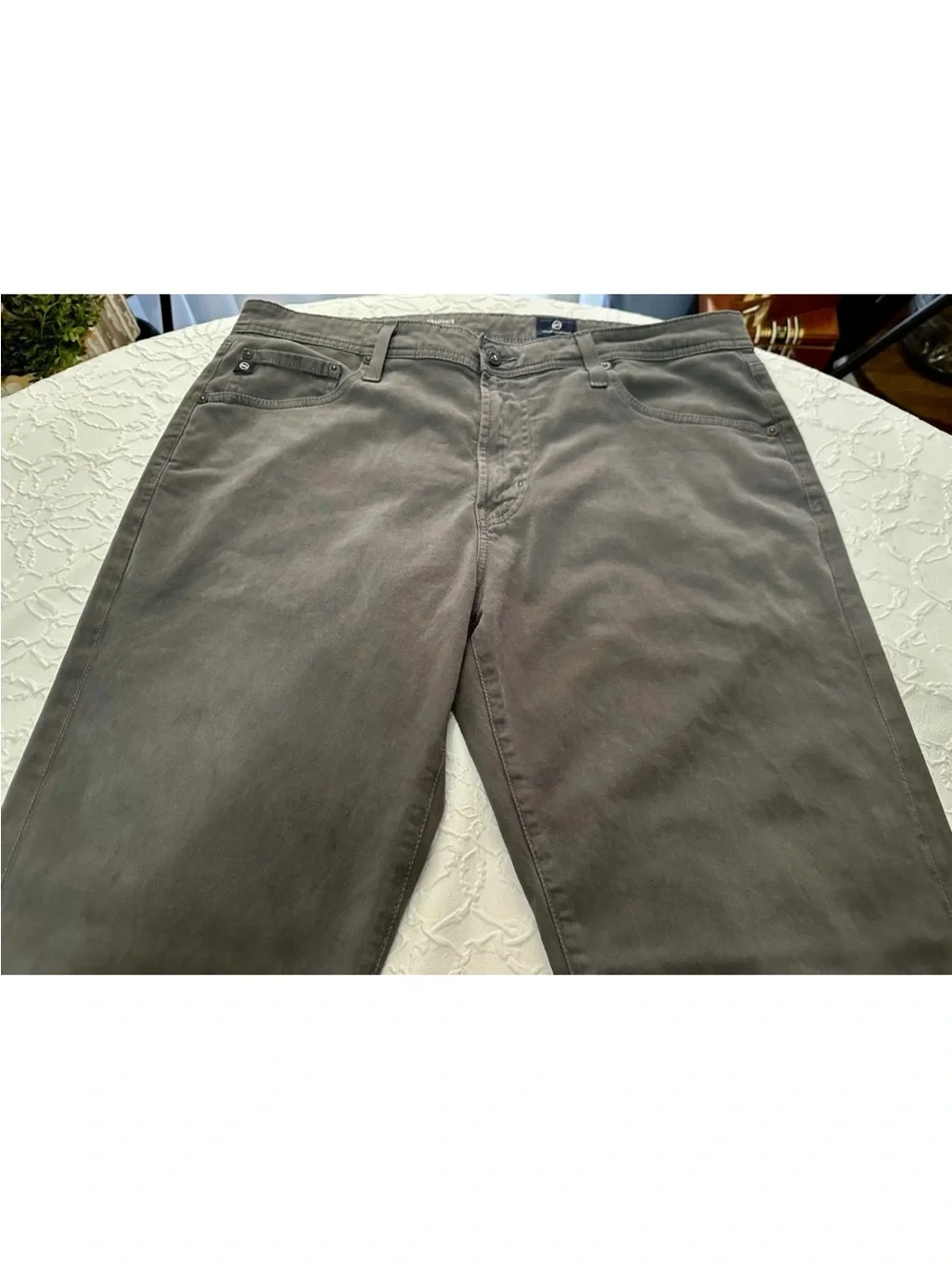 Adriano Goldschmied Men’s 36x34 (Inseam Is 30) Gray Graduate Tailored Leg Pants